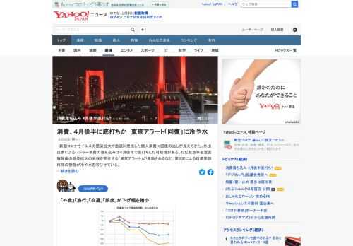 新型コロナウイルスの感染拡大で急速に悪化した個人消費に回復の兆しが見えてきた。外出自粛によるレジャー消費の落ち込みは4月後半で底打ちした可能性がある。