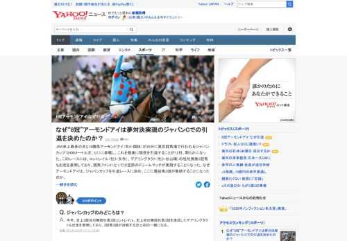 JRA史上最多の芝G1・8勝馬アーモンドアイが29日のジャパンカップに参戦し、これを最後に現役を引退することが明らかになった。なぜアーモンドアイは、ジャパンカップを引退レースに決め、ここに最強馬3頭が集結することになったのか。